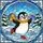 Winter Enthusiasts' Tiffany Style Stained Glass Penguin Yellow Scarf Red Skates Winter Wonderland Mosaic Stained Glass Suncatcher - 7