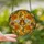 Art Lover's Jewel Tone Tiffany Stained Glass Hexagonal Honeycomb Bee Design Stained Glass Suncatcher - 2