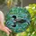 Nature Lovers' Tiffany Stained Glass Loon Pond Art, Teal Blue Pink Emerald Jewel Tones, Bold Black Lines Stained Glass Suncatcher - 1