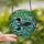 Nature Lovers' Tiffany Stained Glass Loon Pond Art, Teal Blue Pink Emerald Jewel Tones, Bold Black Lines Stained Glass Suncatcher - 2