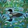 Nature Lovers' Tiffany Stained Glass Loon Pond Art, Teal Blue Pink Emerald Jewel Tones, Bold Black Lines Stained Glass Suncatcher - 7