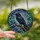 Art Lovers' Intricate Stained Glass Raven Twilight Mosaic Jewel Tones Teal Blue Violet Stained Glass Suncatcher - 2