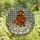 Capybara Lovers' Whimsical Stained Glass Bathtub Capybara Orange Leaf Jewel Tone Art Stained Glass Suncatcher - 4