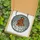 Capybara Lovers' Whimsical Stained Glass Bathtub Capybara Orange Leaf Jewel Tone Art Stained Glass Suncatcher - 5