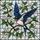 Art Lovers' Glowing Tiffany Stained Glass Barn Swallow Floral Mosaic Pattern Stained Glass Suncatcher - 7