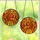 Autumn Art Lovers' Glowing Tiffany Stained Glass Squirrel Pumpkin Fiery Orange Mosaic Stained Glass Suncatcher - 3