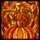 Autumn Art Lovers' Glowing Tiffany Stained Glass Squirrel Pumpkin Fiery Orange Mosaic Stained Glass Suncatcher - 7