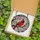 Art Admirers' Vibrant Red Cardinal Pink Cherry Blossom Tiffany Glass Mosaic Pattern Stained Glass Suncatcher - 5