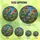 Nature Lovers' Intricate Stained Glass Blue Bird Orange Poppy Wildflower Mosaic Stained Glass Suncatcher - 6