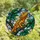 Reptile Enthusiast's Tiffany Stained Glass Bearded Dragon Vibrant Jewel Tone Mosaic Geometric Stained Glass Suncatcher - 9iF-7SZXP_