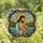 Devotional Art Admirers' Tiffany Style Stained Glass Jesus Embracing Orange Tabby Cat Golden Halo Intricate Mosaic Landscape Stained Glass Suncatcher - 4