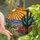 Desert Lovers' Tiffany Style Stained Glass Saguaro & Barrel Cactus Landscape Jewel Tone Mosaic Stained Glass Suncatcher - VoroxnFZK3