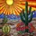 Desert Lovers' Tiffany Style Stained Glass Saguaro & Barrel Cactus Landscape Jewel Tone Mosaic Stained Glass Suncatcher - 7