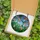 Nature Lovers' Iridescent Hummingbird Tiffany Stained Glass Peach Floral Garden Mosaic Stained Glass Suncatcher - QCsB40SnbF
