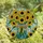 Floral Art Enthusiasts' Vibrant Stained Glass Sunflowers Mason Jar Jewel Tones Pattern Stained Glass Suncatcher - 4