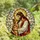 Faithful Pet Parents' Tiffany Stained Glass Jesus German Shepherd Embrace Golden Red Mosaic Stained Glass Suncatcher - 1nCGEdSyX2