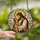Faithful Pet Parents' Tiffany Stained Glass Jesus German Shepherd Embrace Golden Red Mosaic Stained Glass Suncatcher - MP_TpYOP-8