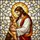 Faithful Pet Parents' Tiffany Stained Glass Jesus German Shepherd Embrace Golden Red Mosaic Stained Glass Suncatcher - 7