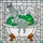 Whimsical Art Lovers' Tiffany Stained Glass Emerald Alligator Bathtub Aqua Burnt Orange Stained Glass Suncatcher - 7