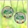 Whimsical Art Lovers' Tiffany Stained Glass Emerald Alligator Bathtub Aqua Burnt Orange Stained Glass Suncatcher - 3