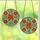 Floral Art Enthusiasts' Tiffany Style Stained Glass Marigold Jewel Tone Design Stained Glass Suncatcher - 3