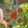 Floral Art Enthusiasts' Tiffany Style Stained Glass Marigold Jewel Tone Design Stained Glass Suncatcher - 1