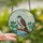 Nature Lovers' Majestic Hawk Stained Glass Art Tiffany Style Jewel Tone Mosaic Pattern Stained Glass Suncatcher - 2