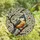 Nature Lovers' Intricate Stained Glass Tufted Titmouse Blossom Tiffany Mosaic Stained Glass Suncatcher - 4