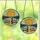 Nature Lovers' Tiffany Style Stained Glass Mallard Ducks Emerald Green Golden Sun Mosaic Stained Glass Suncatcher - c59LWz6VFa