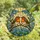 Romantic Nature Lovers' Vibrant Orange Robin Blue Forget-Me-Not Stained Glass Floral Stained Glass Suncatcher - 4