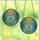 Nature Lovers' Majestic Stained Glass Stag Blue Eyes Elaborate Antlers Golden Sun Moon Mosaic Teal Icy Blue Ethereal Forest Pattern Stained Glass Suncatcher - 3