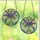 Nature Lovers' Intricate Tiffany Style Stained Glass Lupine Blooms Mason Jar Mosaic Jewel Tone Art Stained Glass Suncatcher - 3