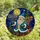 Holiday Decor Enthusiasts' Stained Glass Santa Gnome with Menorah & Festive Christmas Tree Mosaic Stained Glass Suncatcher - mqYGXzrbAy
