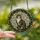 Cat Lovers' Intricate Tiffany Stained Glass Tabby Cat Mosaic Green Wreath Pink Berries Stained Glass Suncatcher - 2