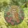 Art Enthusiasts' Tiffany Style Stained Glass Barn Owl Pink Peony Geometric Sunburst Design Stained Glass Suncatcher - 4
