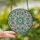 Art Lovers' Intricate Tiffany Stained Glass Starburst Teal Emerald Pink Tessellation Stained Glass Suncatcher - 2
