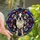 Boston Terrier Lovers' Luminous Black White Deep Red Teal Tiffany Style Geometric Mosaic Stained Glass Suncatcher - CgzsgQQYkb
