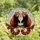 Red Panda Lovers' Fiery Orange Nuzzle Jewel Tone Tiffany Stained Glass Mosaic Stained Glass Suncatcher - 4