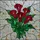 Art Lovers' Vibrant Red Green Yellow Calla Lily Tiffany Stained Glass Floral Mosaic Stained Glass Suncatcher - 7