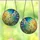 Nature Lovers' Intricate Stained Glass Dandelion Field Sunset Gradient Golden Orange Azure Blue Stained Glass Suncatcher - 3
