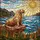 Nature Lovers' Majestic Walrus Tiffany Stained Glass Ocean Mosaic Jewel-Toned Blues Teals Golden Orange Stained Glass Suncatcher - 7