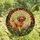 Poodle Parents' Stained Glass Apricot Poodle Wildflower Meadow Tiffany Style Jewel Tones Sunburst Mosaic Stained Glass Suncatcher - 4