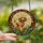 Poodle Parents' Stained Glass Apricot Poodle Wildflower Meadow Tiffany Style Jewel Tones Sunburst Mosaic Stained Glass Suncatcher - 2