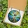 Cat Lovers' Radiant Tiffany Stained Glass Siamese Cat Butterflies Wildflowers Lake Design Stained Glass Suncatcher - 5
