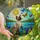 Cat Lovers' Radiant Tiffany Stained Glass Siamese Cat Butterflies Wildflowers Lake Design Stained Glass Suncatcher - 1