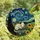Nature Art Lovers' Tiffany Stained Glass Opossum Sunflower Starry Night Jewel Tone Mosaic Pattern Stained Glass Suncatcher - 4
