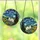 Nature Art Lovers' Tiffany Stained Glass Opossum Sunflower Starry Night Jewel Tone Mosaic Pattern Stained Glass Suncatcher - 3