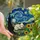 Nature Art Lovers' Tiffany Stained Glass Opossum Sunflower Starry Night Jewel Tone Mosaic Pattern Stained Glass Suncatcher - 1