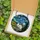 Nature Art Lovers' Tiffany Stained Glass Opossum Sunflower Starry Night Jewel Tone Mosaic Pattern Stained Glass Suncatcher - 5