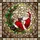 Christmas Lovers' Glowing Tiffany Stained Glass Santa Reading Crescent Moon Red Green Holly Mosaic Pattern Stained Glass Suncatcher - 7